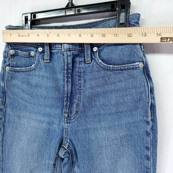 Madewell The Perfect Vintage Jeans Women's Size 23 Straight Leg - Picture 3 of 14